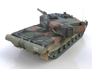 panzer 87 leopard - 213 - swiss army 3D Model