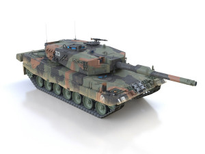 panzer 87 leopard - 213 - swiss army 3D Model