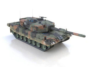 panzer 87 leopard - 213 - swiss army 3D Model