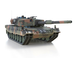 panzer 87 leopard - 213 - swiss army 3D Model