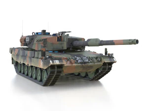 panzer 87 leopard - 213 - swiss army 3D Model