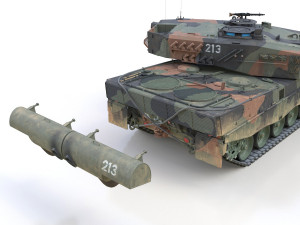 panzer 87 leopard - 213 - swiss army 3D Model