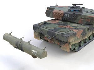 panzer 87 leopard - 213 - swiss army 3D Model