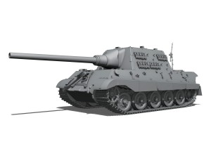 sdkfz 186 jagdtiger hunting tiger 3D Модель