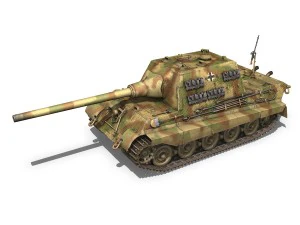 sdkfz 186 jagdtiger hunting tiger 3D Model