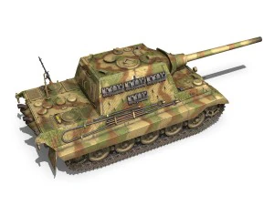 sdkfz 186 jagdtiger hunting tiger 3D Model