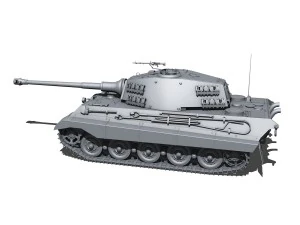 sdkfz 182 tiger 2 king tiger 3D Model