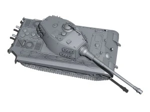 sdkfz 182 tiger 2 king tiger 3D Model