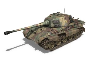 panzerkampfwagen vi ausf b tiger ii 3D Model