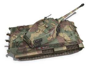 panzerkampfwagen vi ausf b tiger ii 3D Model