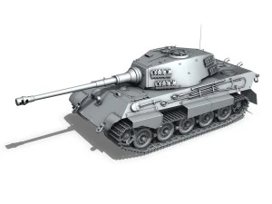 panzerkampfwagen vi ausf b tiger ii 3D Model