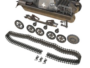 sdkfz 265 - klpzbefwg - ausf a - r01 3D Model