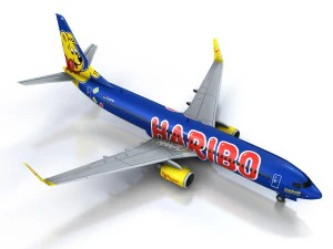 boeing 737-800 goldbair 3D Model