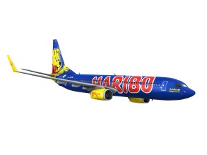 boeing 737-800 goldbair Modelo 3D
