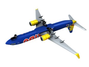 boeing 737-800 goldbair Modelo 3D