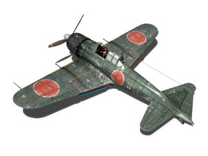 mitsubishi a6m5 zero Modèle 3D