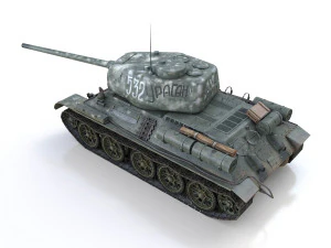 t-34 85 - soviet medium tank - 532 3D Model