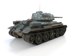 t-34 85 - soviet medium tank - 532 3D Model