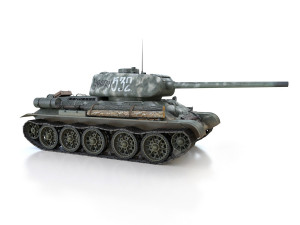 t-34 85 - soviet medium tank - 532 3D Model