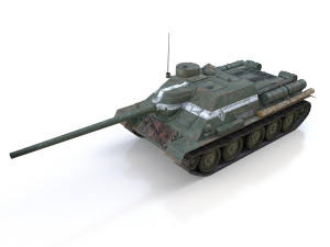 su-100 - 22 - soviet tank destroyer 3D Модель