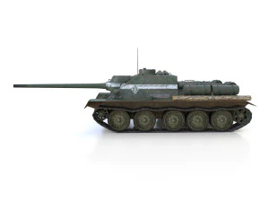 su-100 - 22 - soviet tank destroyer 3D Model