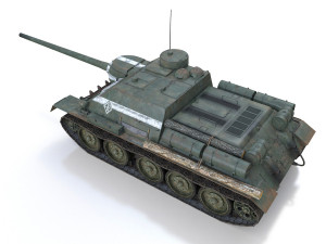 su-100 - 22 - soviet tank destroyer 3D Модель
