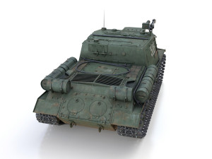 isu-122 - 316 - soviet heavy self-propelled 3D-Modell