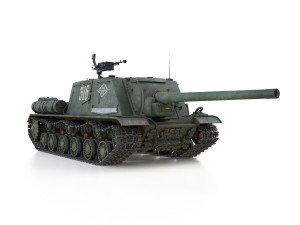isu-122 - 316 - soviet heavy self-propelled 3D-Modell