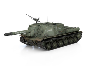 isu-152 - 319 - soviet heavy self-propelled Modelo 3D
