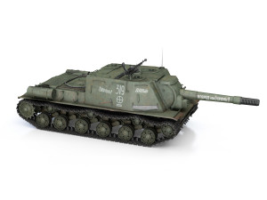 isu-152 - 319 - soviet heavy self-propelled Modelo 3D