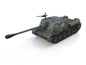 isu-122s - 245 - soviet assault 3Dモデル