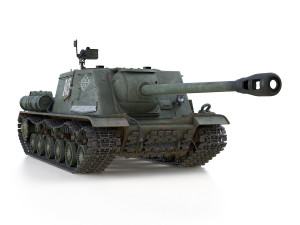 isu-122s - 245 - soviet assault 3Dモデル