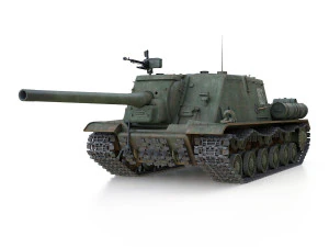 isu-122 - 1963 - soviet heavy self-propelled 3D Model