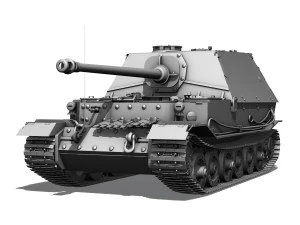 sdkfz 184 panzerjaeger tiger p elefant 3D Model