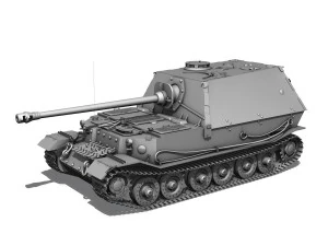 sdkfz 184 panzerjaeger tiger p elefant 3D Model