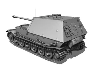 sdkfz 184 panzerjaeger tiger p elefant 3D Model