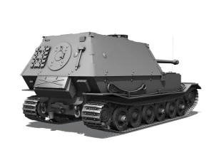 sdkfz 184 panzerjaeger tiger p elefant 3D Model
