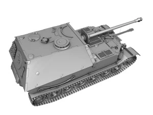 sdkfz 184 panzerjaeger tiger p elefant 3D Model