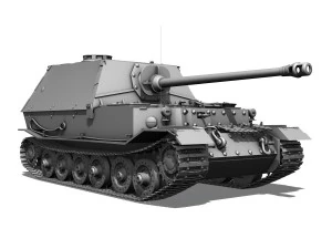sdkfz 184 panzerjaeger tiger p elefant 3D Model