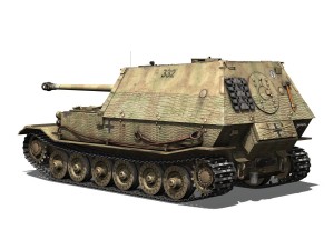 sdkfz 184 - elefant tank destroyer - tiger - 332 3Dモデル