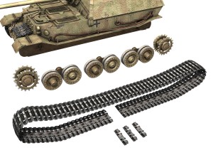 sdkfz 184 - elefant tank destroyer - tiger - 332 3Dモデル