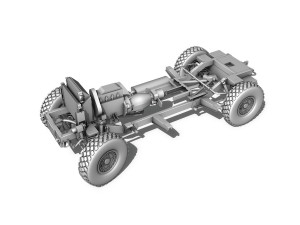 auverland panhard pvp - french army 3D Model