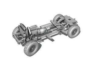 auverland panhard pvp - french army 3D Model