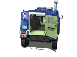 auverland panhard pvp - gendarmer&iacute;a Modelo 3D