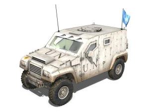 auverland panhard pvp - united nations 3D Model
