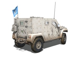 auverland panhard pvp - united nations 3D Модель