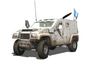 auverland panhard pvp - united nations 3D Model