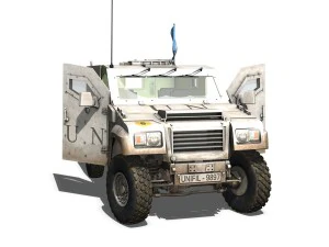 auverland panhard pvp - united nations 3D Model