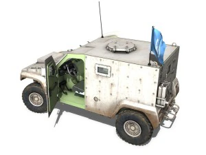 auverland panhard pvp - united nations 3D Model