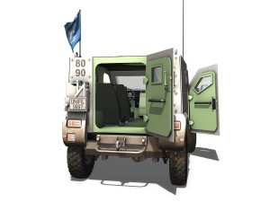 auverland panhard pvp - united nations 3D Модель